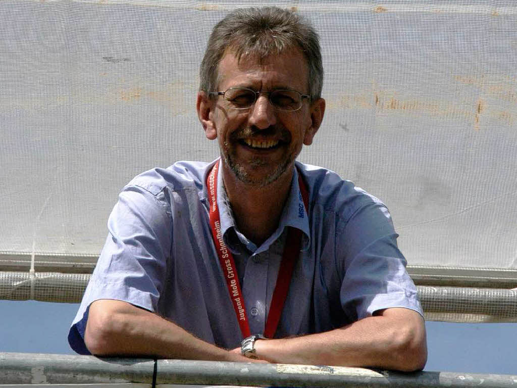 Sprecher Herbert Henkel im Turm Sprecher Herbert Henkel im Turm