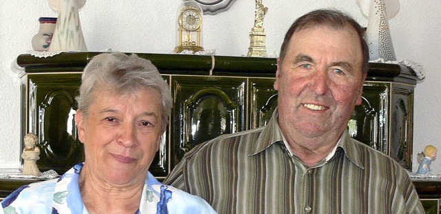 Seit 50 Jahren  verheiratet: Hermine und Walter Biegert   | Foto: Dieter Fink