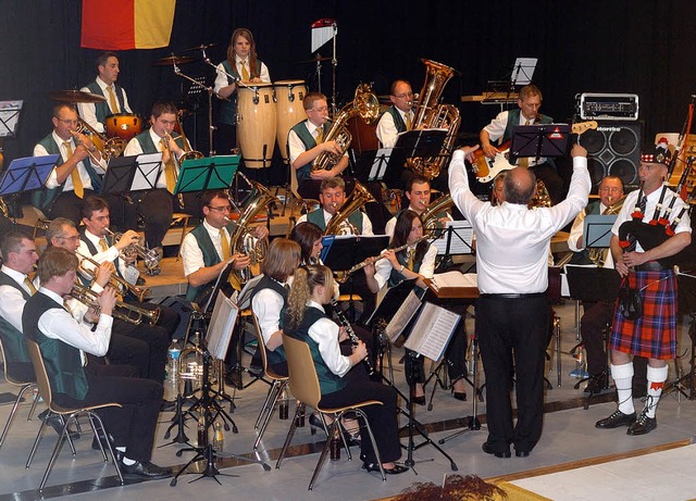 Musik aus Munchhausen  vor dem Zusammenspiel.  | Foto: Jrgen Schweizer