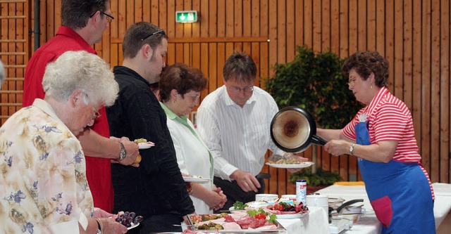 Mit kulinarischen Kstlichkeiten konnt... des Muttertagsbrunch verwhnen lassen  | Foto: Silvia Eismann