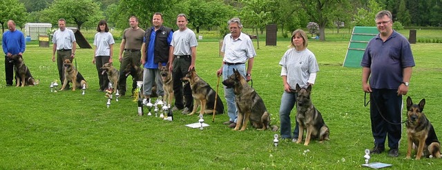 Frhjahrsprfung beim Schferhunderverein Rheinfelden  | Foto: Jutta Rogge