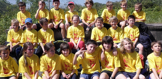 Talschule Wehr nahm am Minimarathon in Tiengen teil  | Foto: bz