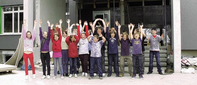 Die Schlerinnen und Schler freuen si...von-Ottenheim-Schule beziehen knnen.   | Foto: Schule