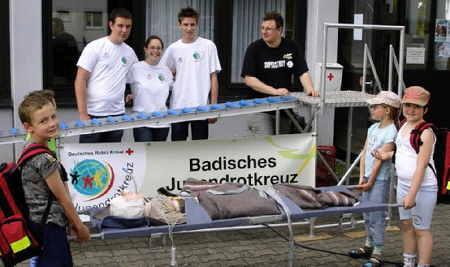 Schnuppernachmittag beim Jugendrotkreuz  | Foto: karlernst lauffer