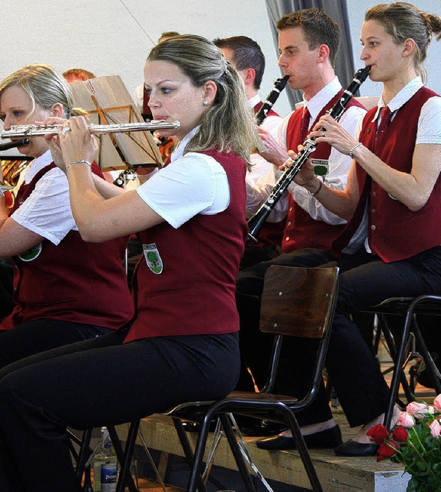 Leicht, frhlich &#8211; Samba. Die Wallburger Musiker berzeugten.  | Foto: DEcoux-KOne