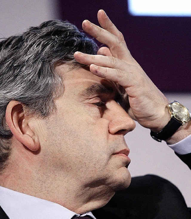 Gordon Brown bei der Aussprache ber die Spesensnder   | Foto: AFP