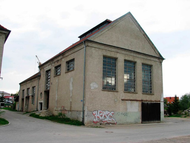 Das alte Kesselhaus im Benz-Gelnde so... Neubau des Lffinger Bauhofs weichen.  | Foto: Martin Wunderle