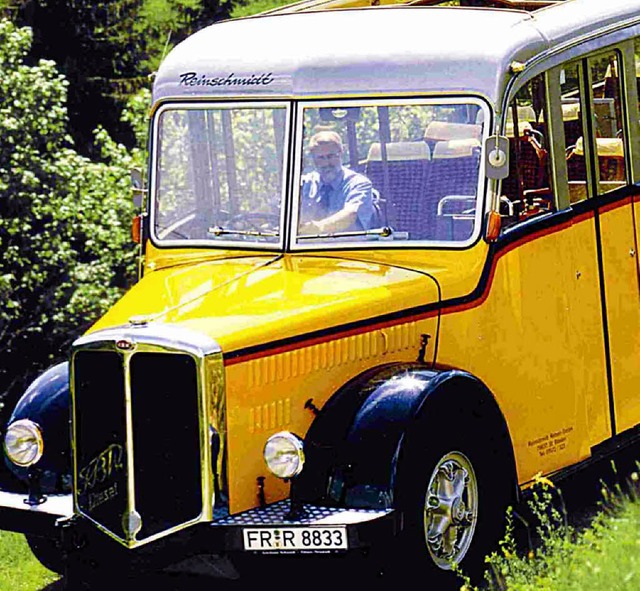 Der Nostalgiebus  fhrt  wieder durch das Rothauser Land.   | Foto: BZ