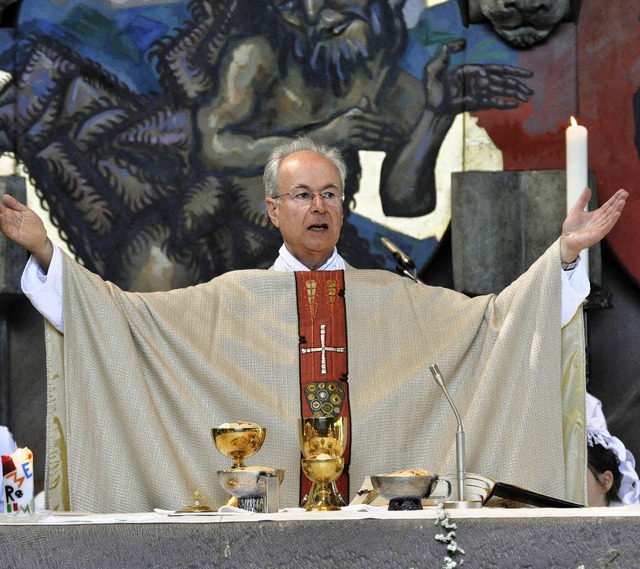 Seit 40 Jahren Priester: Hermann Vogt   | Foto: Zimmermann-Drkop