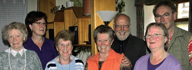 Fr weitere drei Jahre in ihren mtern...Ruch, Rosemarie Wittner und Hans Blsi  | Foto: Karin Stckl-Steinebrunner
