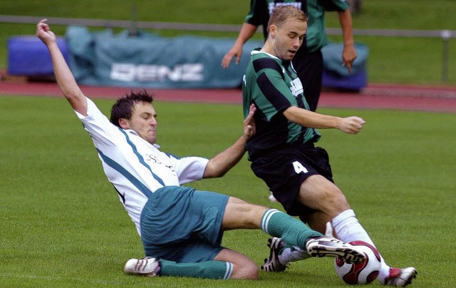 Der Furtwanger Johannes Heinzmann (lin...tie fnf Trkgc-Spieler des Feldes.   | Foto: Reinhardt