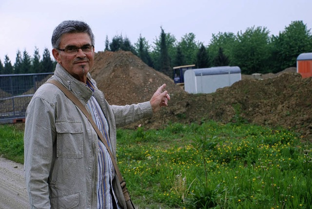 Ernst Wiedemann gehrt zu den Gegnern ... Rahmen des Emissionsschutzverfahrens.  | Foto: Gertrude Siefke