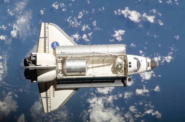 Whrend ihrer Zeit im All ist das Spaceshuttle das Zuhause fr die Astronauten.  | Foto: ddp