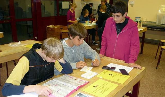 Jobsuche &#8211; auch das will gebt s...arcours-Projekt  der Hauptschule Rust.  | Foto: SCHULE