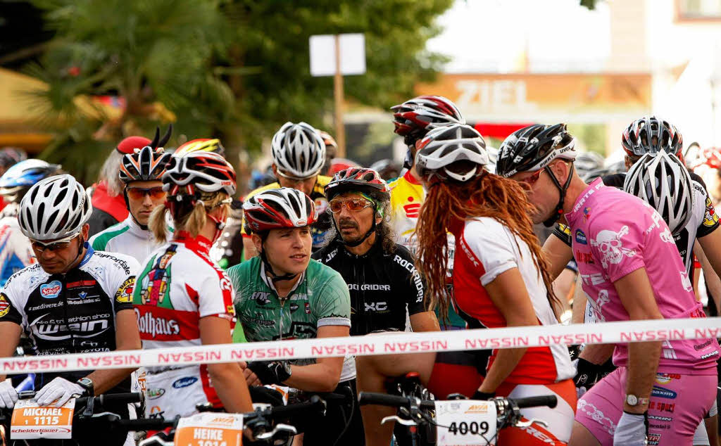 Offenburg verwandelte sich am Wochenende in eine Radlerhochburg: 2100 Mountainbiker waren auf vier Strecken am Start.