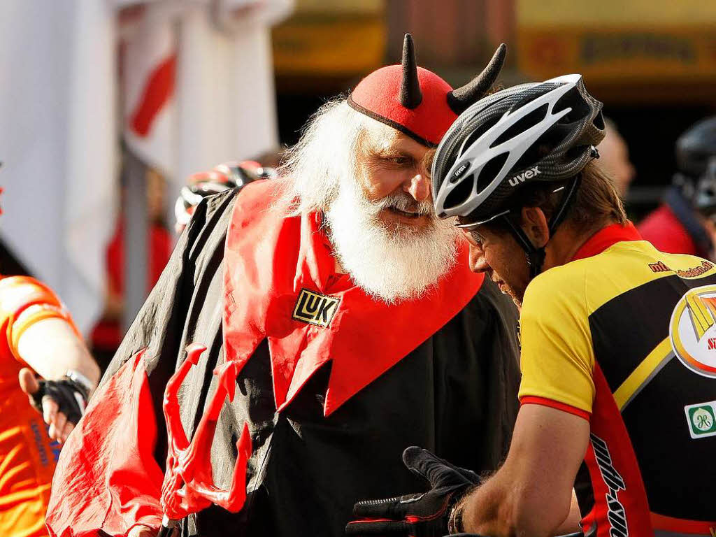 Offenburg verwandelte sich am Wochenende in eine Radlerhochburg: 2100 Mountainbiker waren auf vier Strecken am Start.