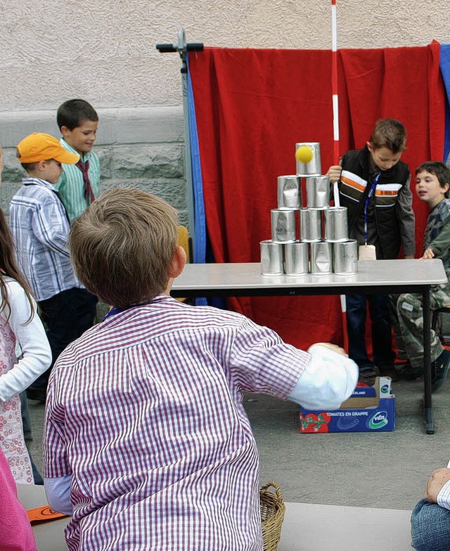 Spiele waren besonders gefragt unter den Schlern.   | Foto: Albiker