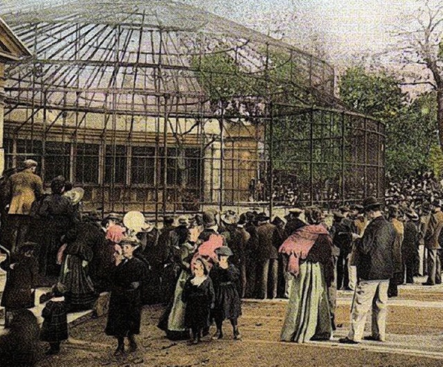 Affenhaus im Jardin des Plantes um 1900   | Foto:  Buch