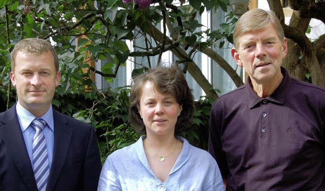 Die CDU-Spitze: Ulrich Lusche, Doris Jaenisch und Ulrich Heuer   | Foto: Adam