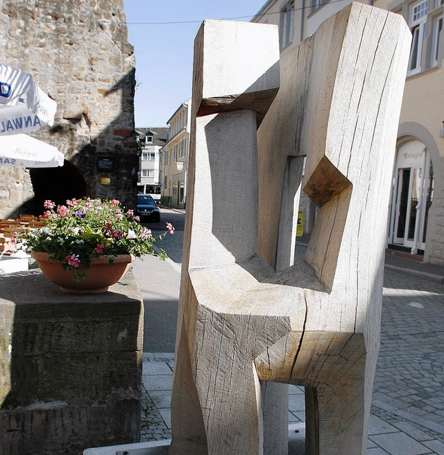 Diermanns Skulpturen sind bis Oktober in der Stadt.  | Foto: heidi fssel