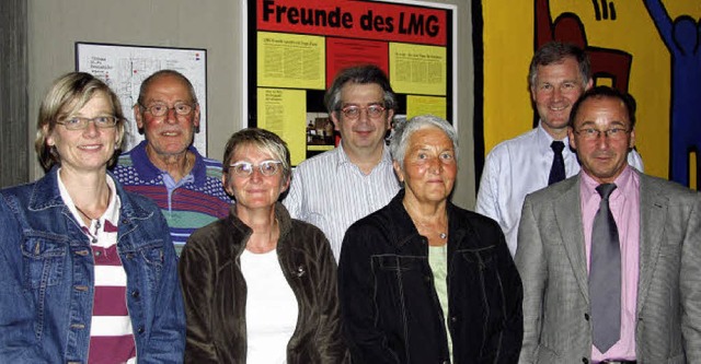 Der neu gewhlte Vorstand  (von links)...Wolf und Schulleiter Manfred Stratz.    | Foto: Martina Weber-Kroker