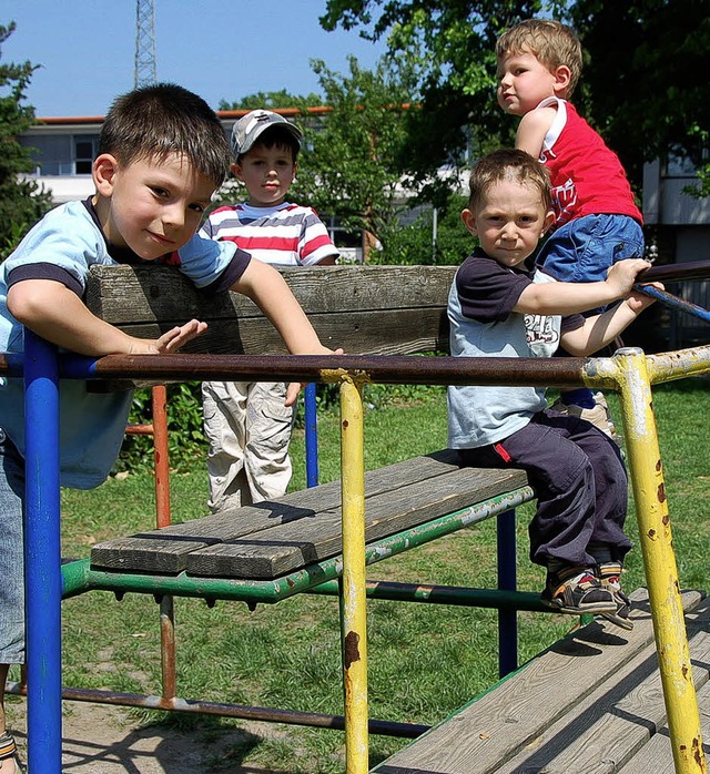 Spielfreude: An den Laufenburger Kinde...ten Angebote  zunchst   beibehalten.   | Foto: KATHRIN BLUM