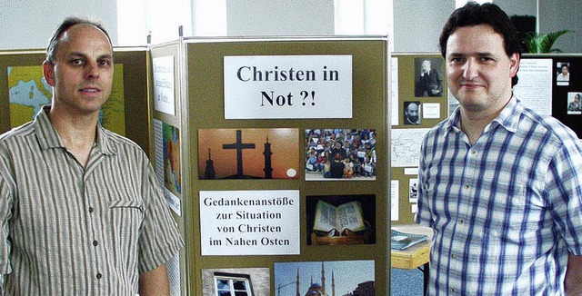 Wanderausstellung &#8222;Christen in N...ilfsbunds im Orient, Andreas Baumann    | Foto: Paul Schleer