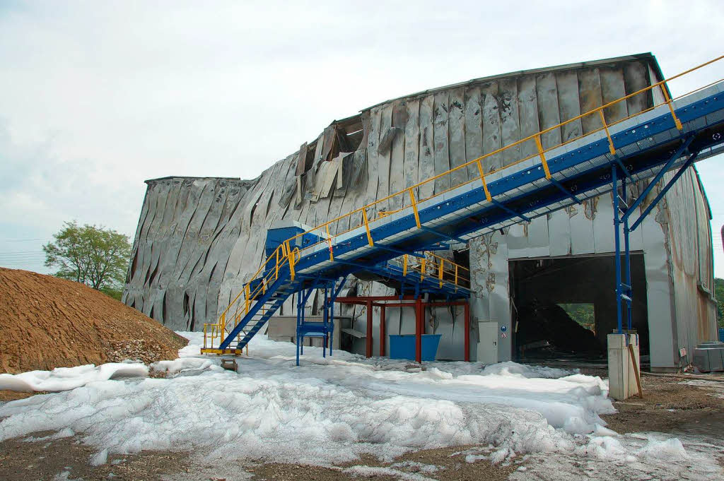Nach dem Großbrand ITZ hält am Recycling fest Rheinfelden Badische