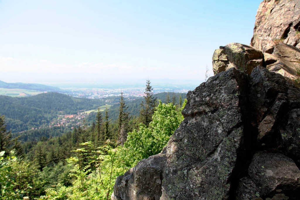 Grandios: Die Aussicht vom Kybfelsen.