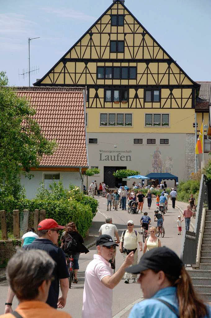 Frohe Weinlaune und die Liebe zum Gutedel zeigten die Teilnehmer am Gutedeltag zwischen Mllheim und Staufen.