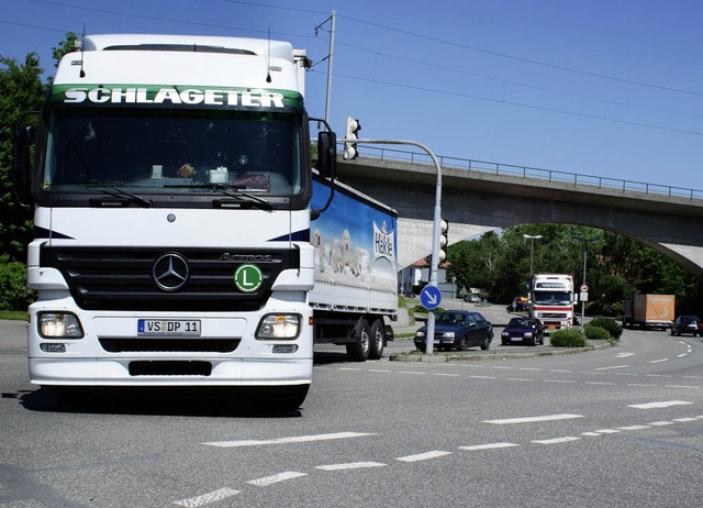 Fr den Ausbau der Bundesstrae 34 am ...ird es keine Alternativplanung geben.   | Foto: Huwiler