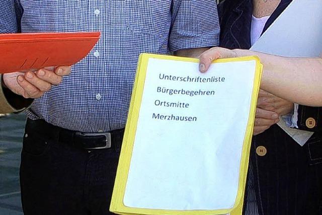 Initiative bergibt knapp 600 Unterschriften