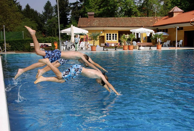 Gerstet fr die Sommersaison:  das Staufener Alemannenbad   | Foto: Markus Donnere