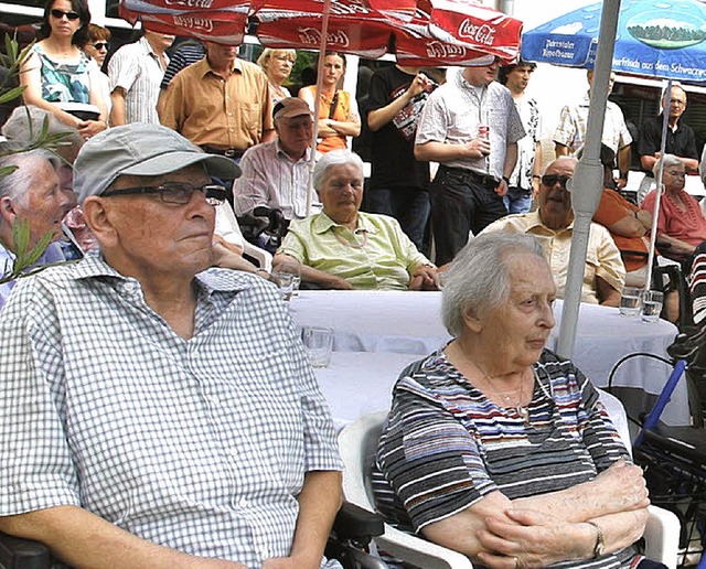 Die Senioren  von St. Hildegart genossen das Frhlingsfest.   | Foto: fssel