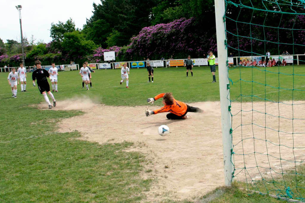 Letztes Spiel der Mannschaft aus Grafenhausen  gegen die Slection  Combrit Ste Marine Fouesnant