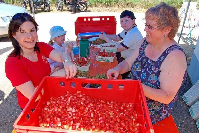 Grenzach-Wyhlen: Spargel- und Erdbeerfest