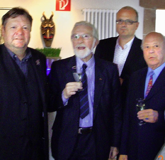 Alfred Martini (2. v. links) feierte seinen 85. Geburtstag.   | Foto: ZVG