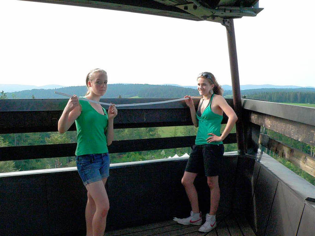 Auf der letzten Station, dem Gugelturm