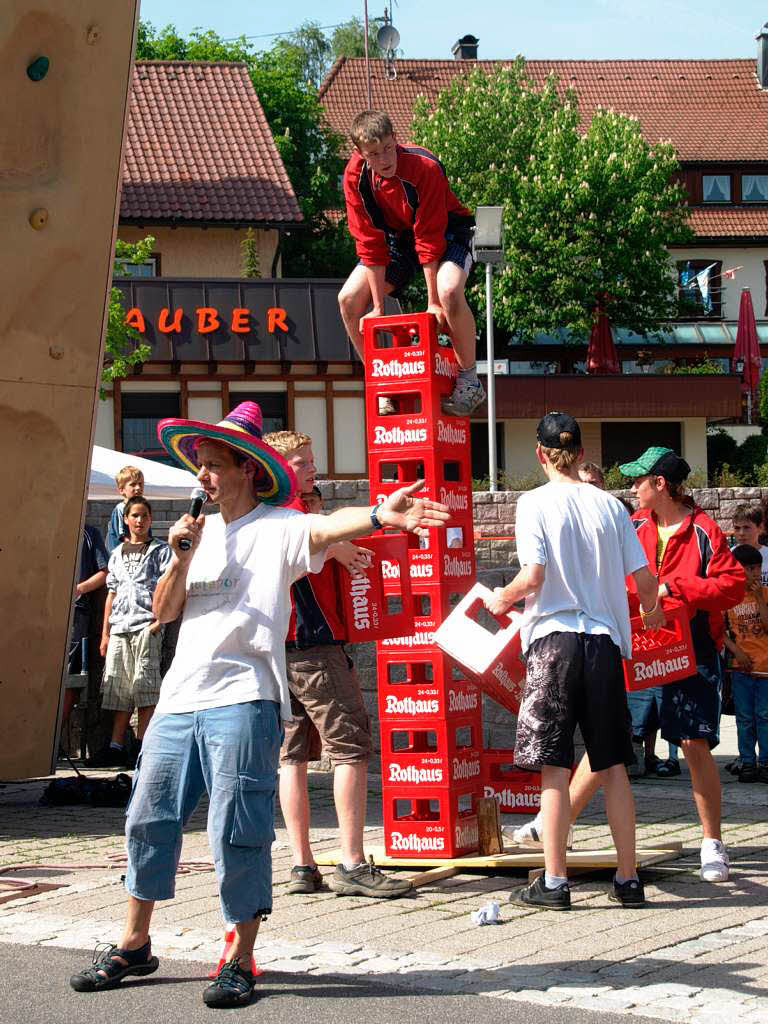 Bernhard Bauer-Ewert kommentierte den ganzen Tag unermdlich alle Aktionen