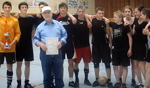 Die Fuballer des Gymnasiums Kenzingen...nasien aus Emmendingen und Ettenheim.   | Foto: Johanna Kaufmann