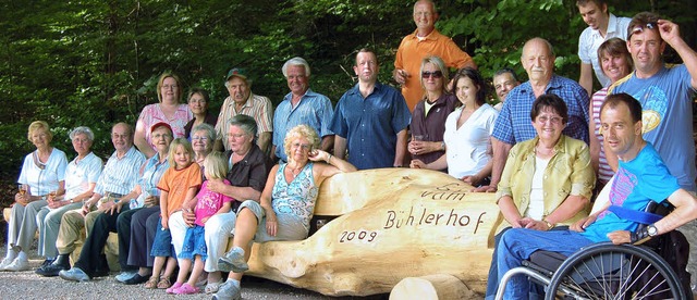 Etwa zehn Meter lang und eine Tonne sc...r des Schwarzwaldvereins Schwrstadt.   | Foto: B. Birlin