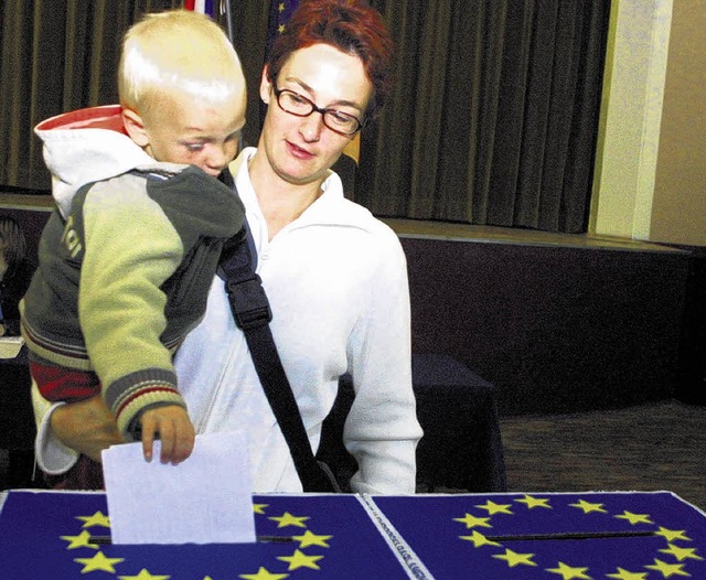 Europa geht alle an &#8211; auch die g... zum Europaparlament abgeben wollen.    | Foto: AFP