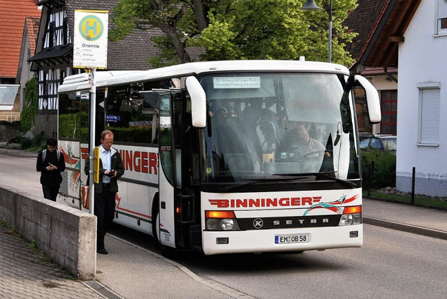 <Bildtext>Den ffentliche Nahverkehr i...emeinderatswahl am Herzen.</Bildtext>   | Foto: pia grttinger