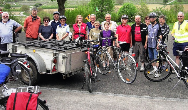 Eine schne Radtour des Schwarzwaldver... fhrte durchs Markgrfler Hgelland.   | Foto: Bernhard Ritter