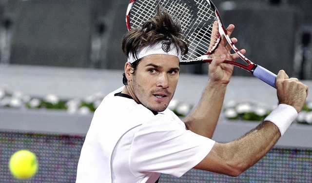 Die Problem-Schulter bestimmt sein (Berufs-)Leben: Tommy Haas   | Foto: afp