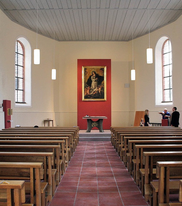 Die Kirche kurz vor Abschluss der Restaurierung   | Foto: eri