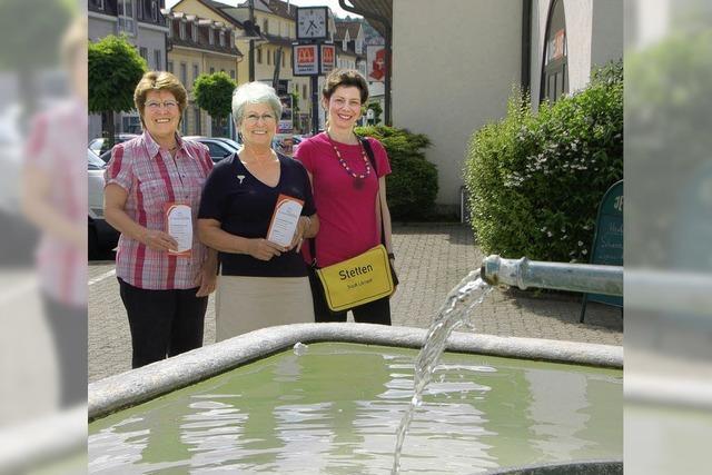 Stetten prsentiert und trifft sich mitten im Dorf