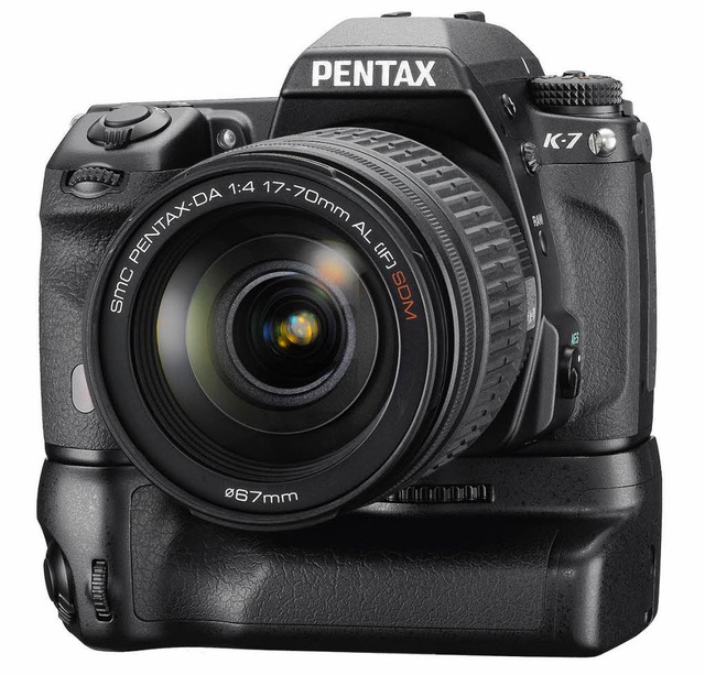 Neues Spitzenmodell: Die Pentax K-7  | Foto: Hersteller