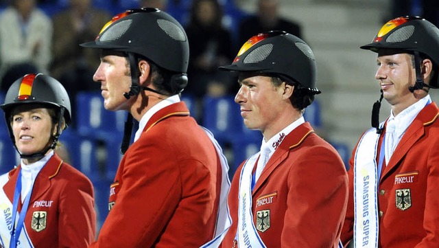 Haben als Team zumindest vorlufig auf...ann und Marco Kutscher (von links).     | Foto: dpa