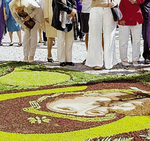 Ein Blumenteppich in frherer Pracht   | Foto: Archivfoto: BZ